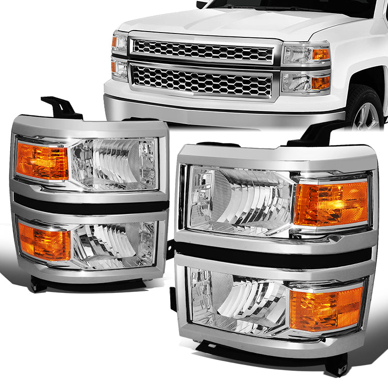 Factory Style Headlights <br>14-15 Chevy Silverado 1500