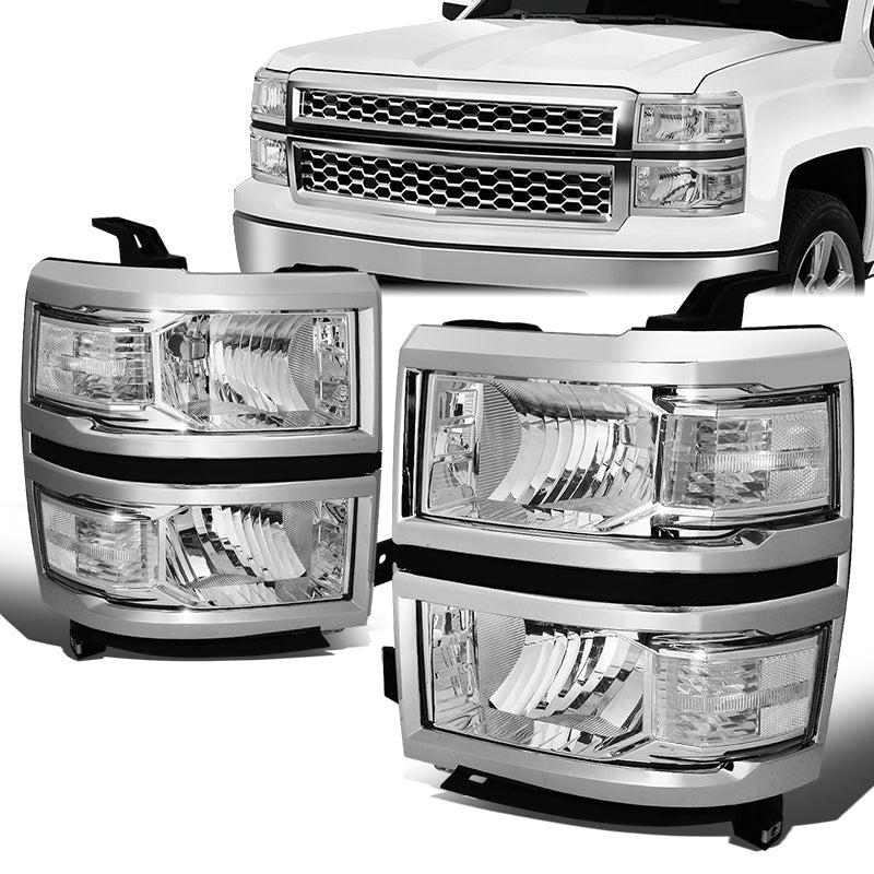 Factory Style Headlights <br>14-15 Chevy Silverado 1500