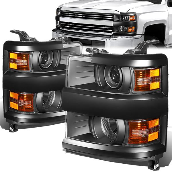 Factory Style Projector Headlights <br>15-19 Chevy Silverado 2500/3500 HD