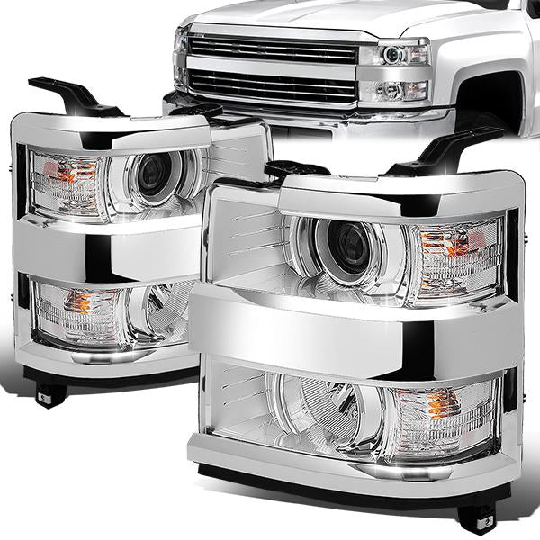 Factory Style Projector Headlights <br>15-19 Chevy Silverado 2500/3500 HD