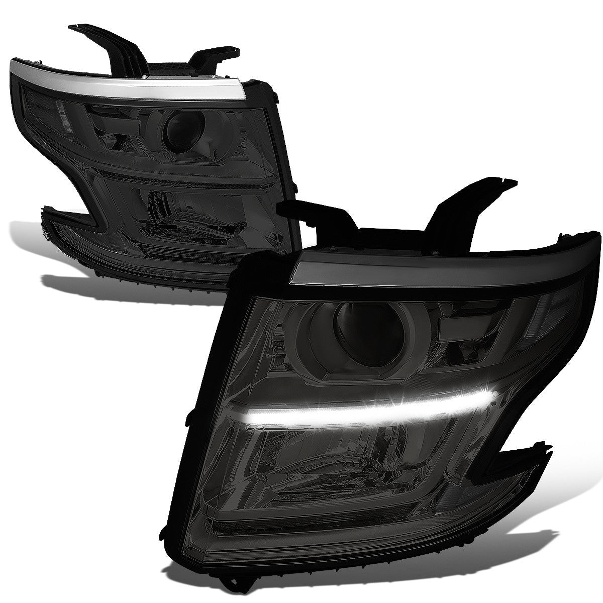 LED DRL Projector Headlights <br>15-20 Chevy Tahoe, Suburban