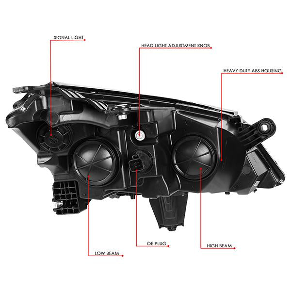 Factory Style Headlights <br>13-17 Chevy Traverse