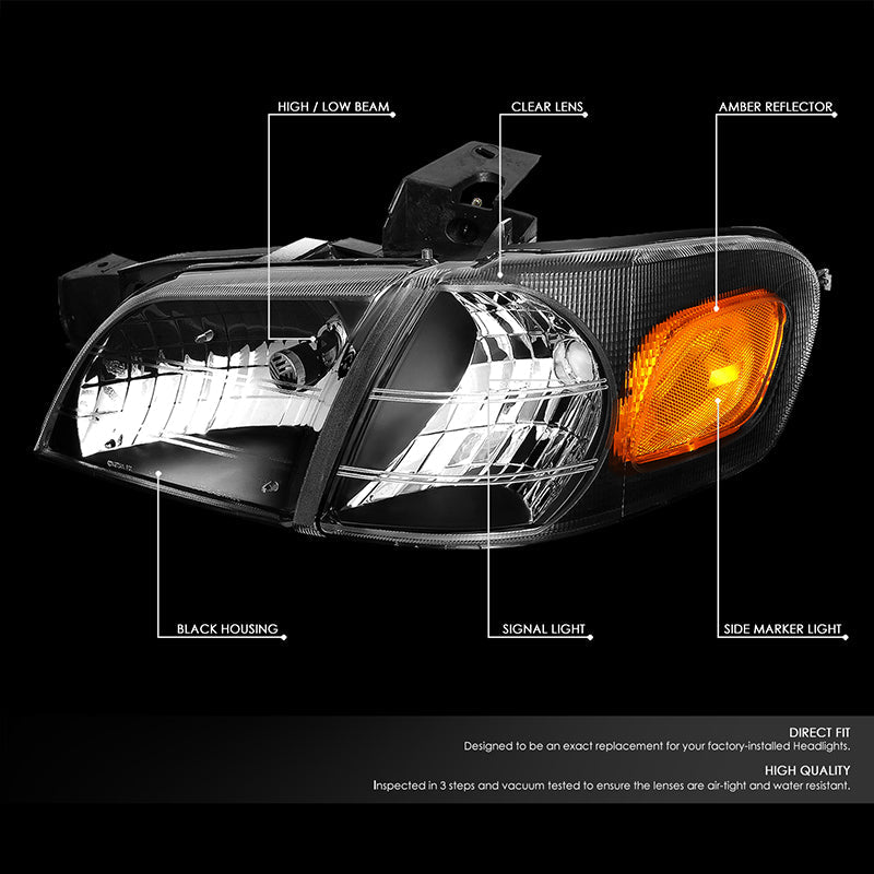 Factory Style Headlights <br>97-05 Chevy Venture, 97-04 Oldsmobile Silhouette