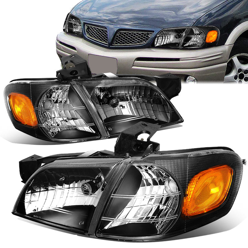 Factory Style Headlights <br>97-05 Chevy Venture, 97-04 Oldsmobile Silhouette