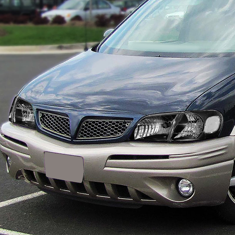 Factory Style Headlights <br>97-05 Chevy Venture, 97-04 Oldsmobile Silhouette