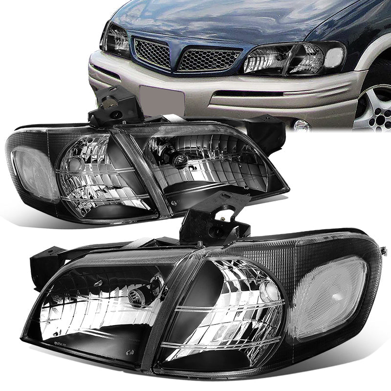 Factory Style Headlights <br>97-05 Chevy Venture, 97-04 Oldsmobile Silhouette