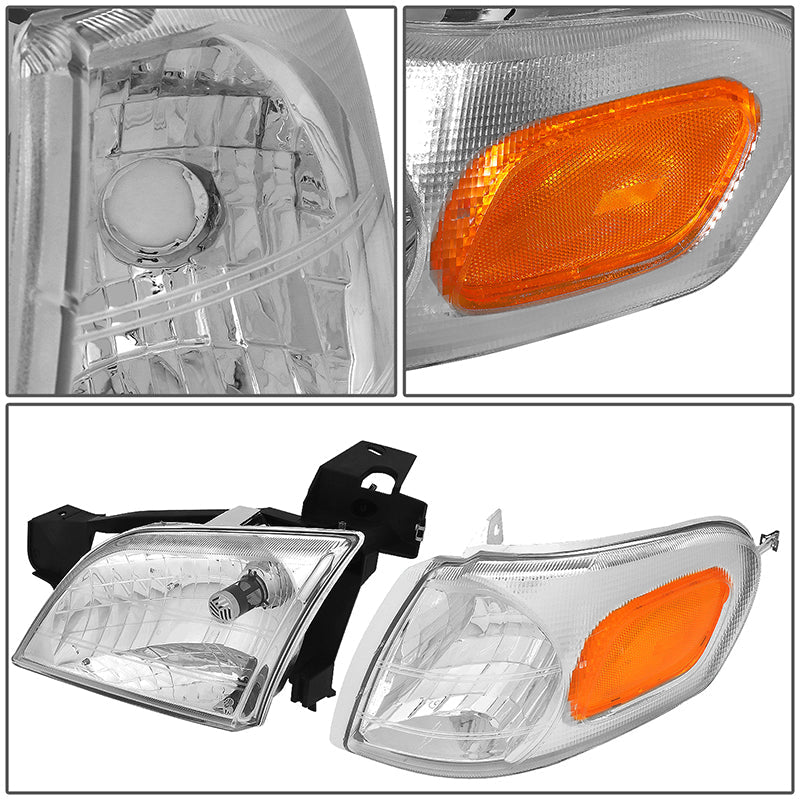 Factory Style Headlights <br>97-05 Chevy Venture, 97-04 Oldsmobile Silhouette