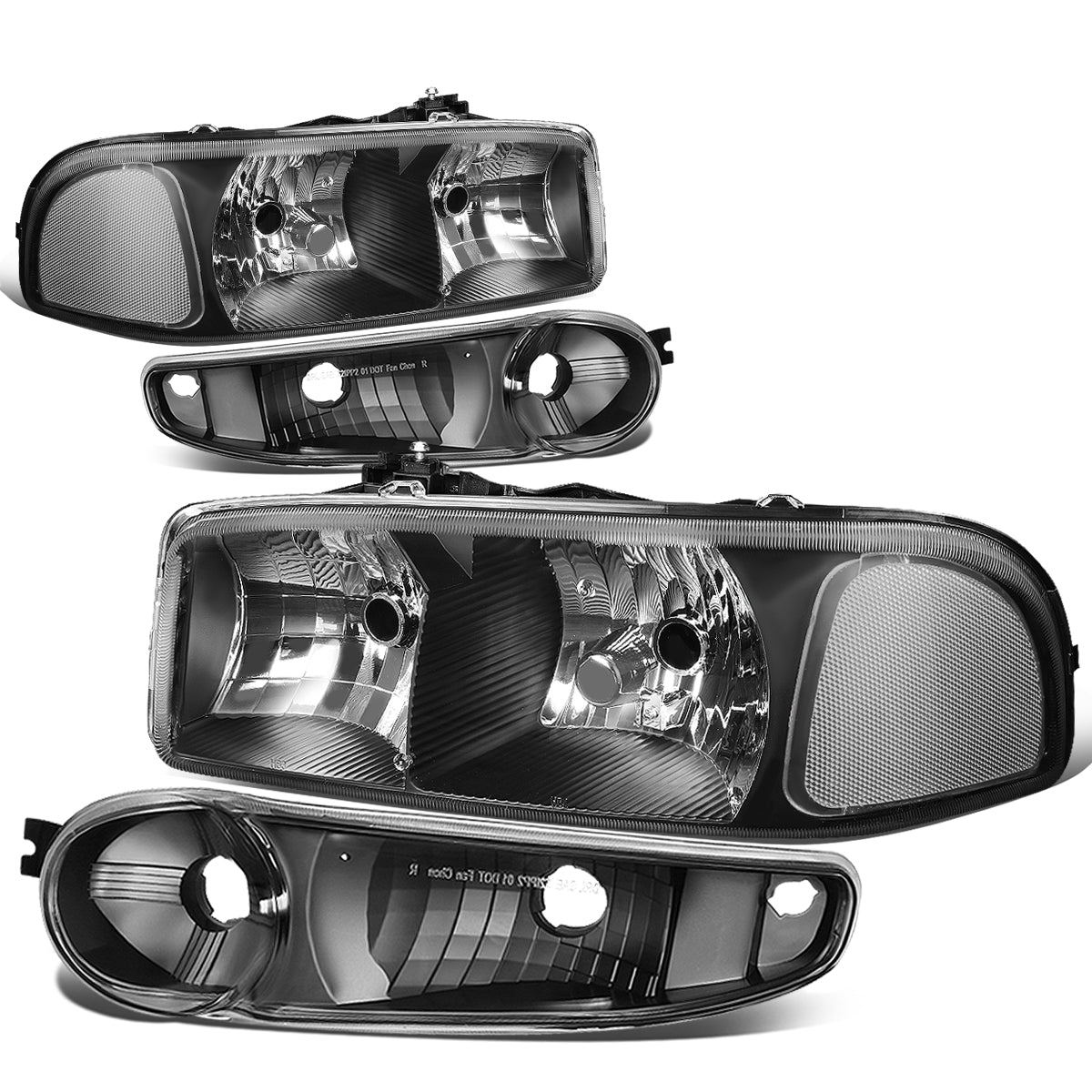 Factory Style Headlights <br>01-06 Sierra Yukon XL 1500, Denali