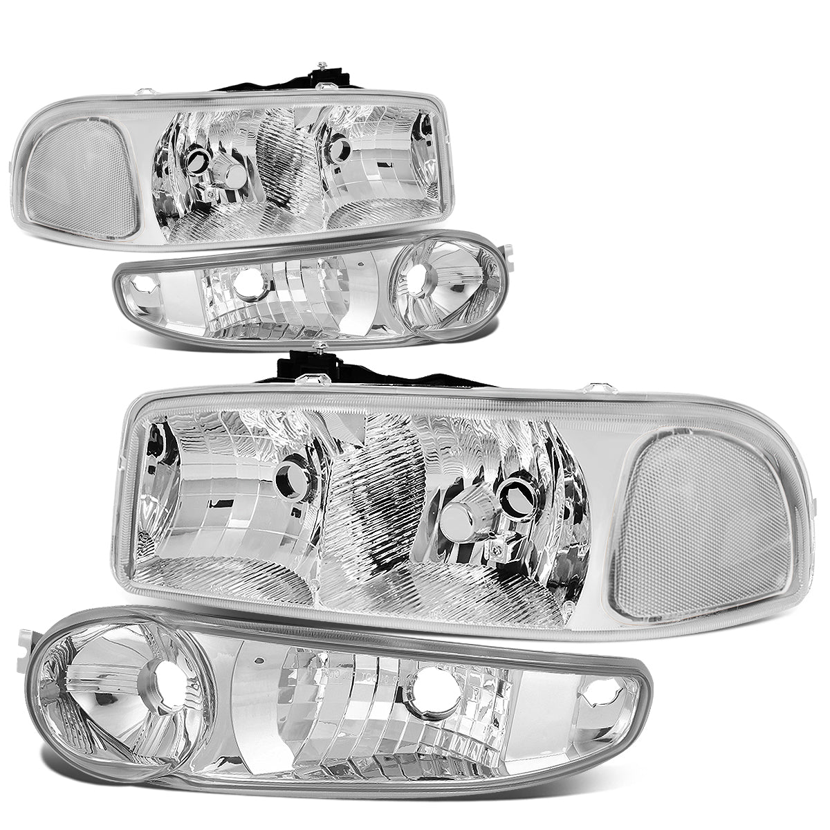 Factory Style Headlights <br>01-06 Sierra Yukon XL 1500, Denali