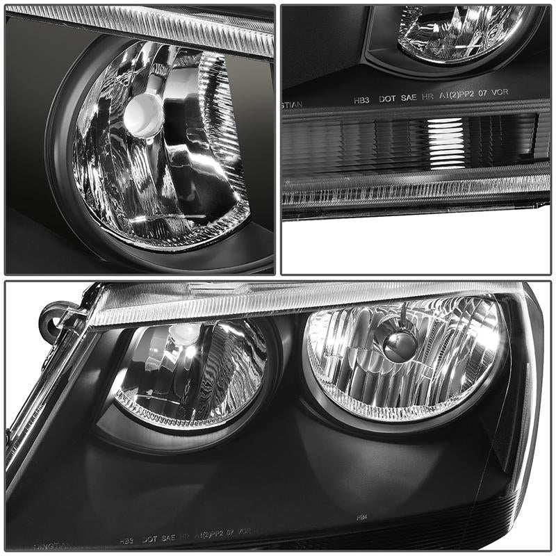 Factory Style Headlights <br>08-14 Dodge Avenger