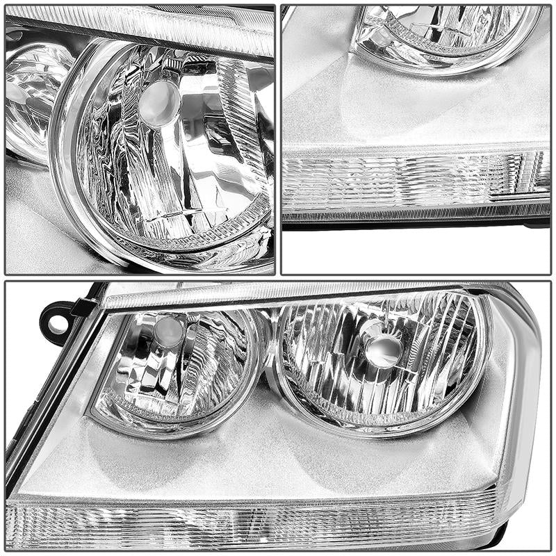 Factory Style Headlights <br>08-14 Dodge Avenger