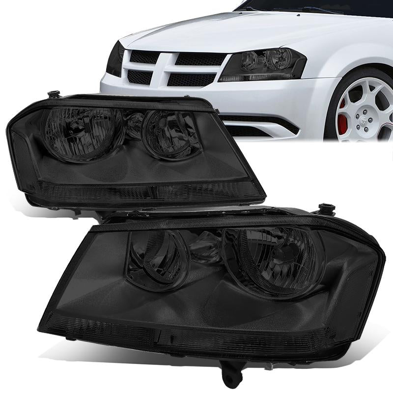 Factory Style Headlights <br>08-14 Dodge Avenger