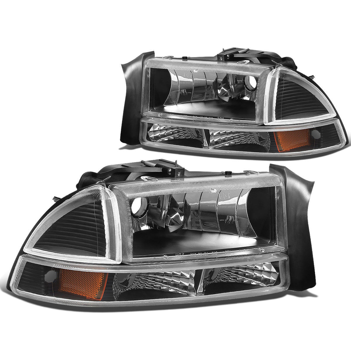 Factory Style Headlights <br>98-04 Dodge Durango, 97-04 Dakota