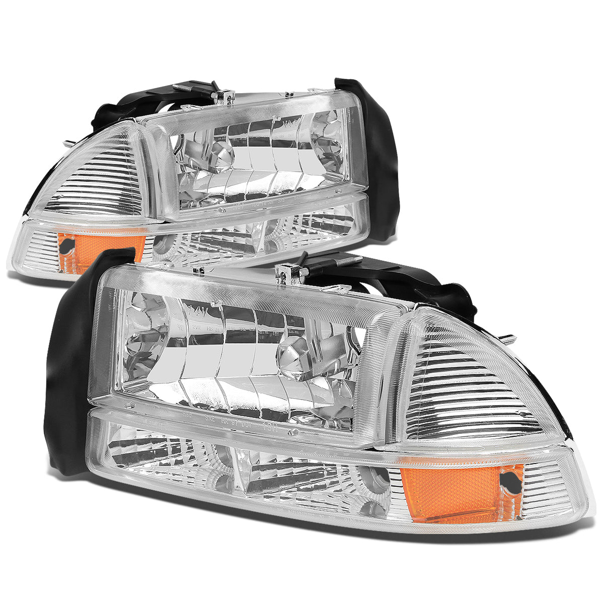 Factory Style Headlights <br>98-04 Dodge Durango, 97-04 Dakota