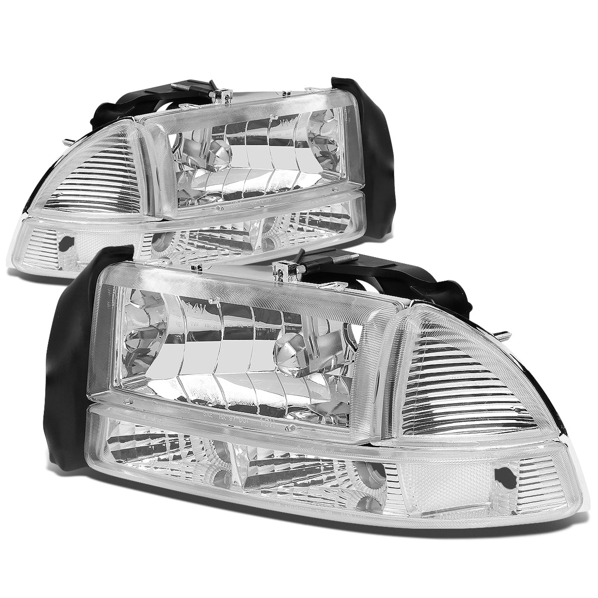 Factory Style Headlights <br>98-04 Dodge Durango, 97-04 Dakota