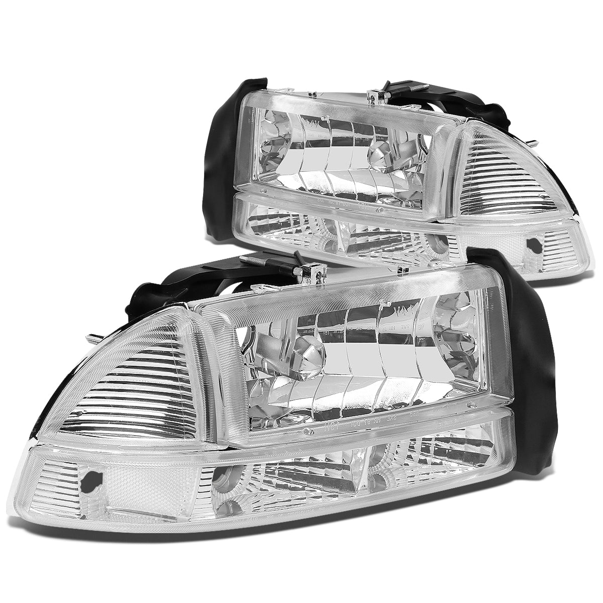 Factory Style Headlights <br>98-04 Dodge Durango, 97-04 Dakota