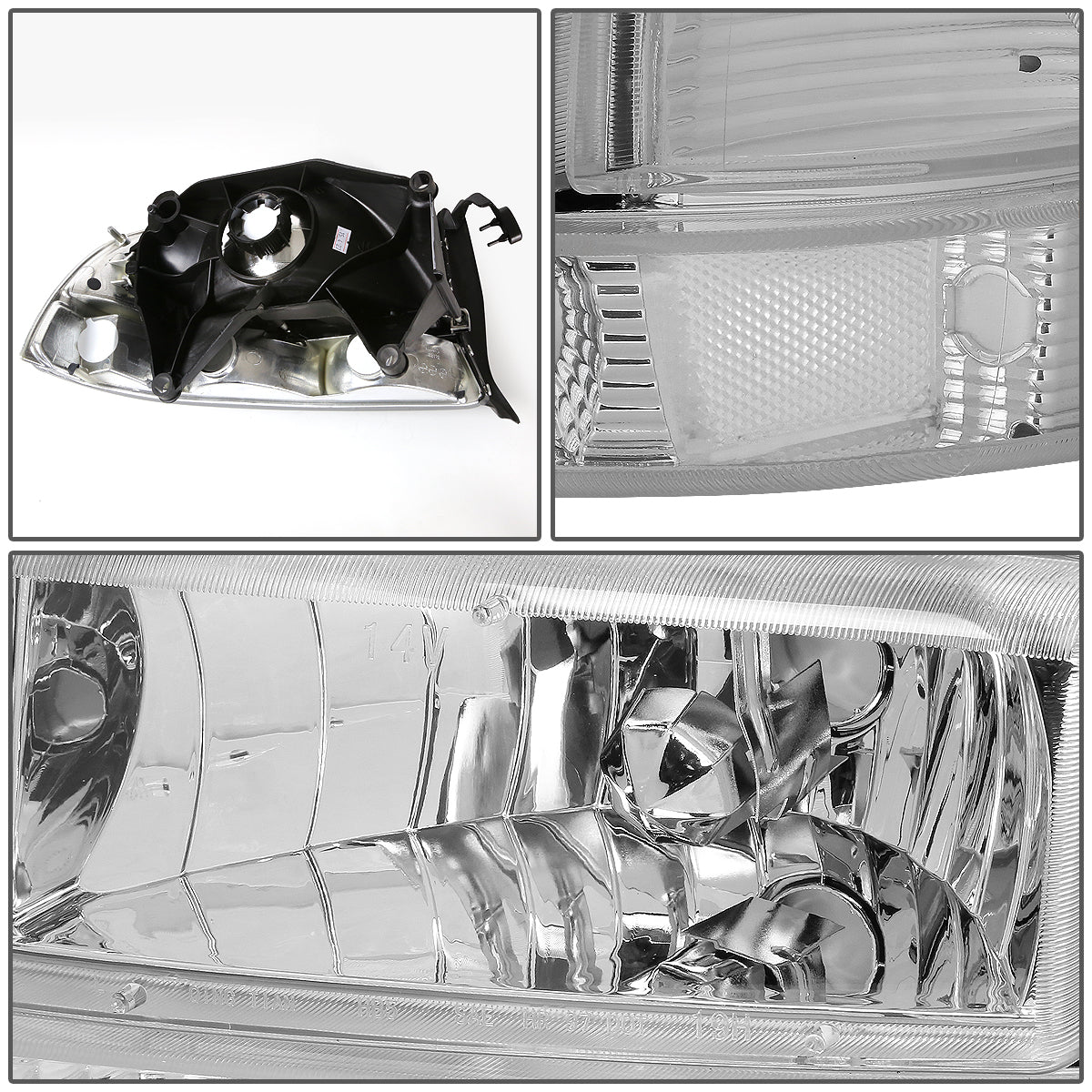 Factory Style Headlights <br>98-04 Dodge Durango, 97-04 Dakota