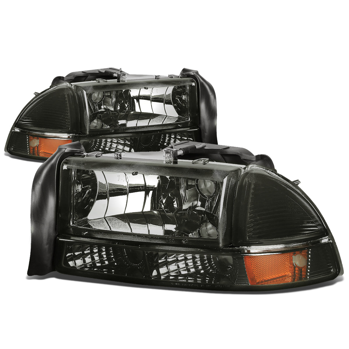 Factory Style Headlights <br>98-04 Dodge Durango, 97-04 Dakota