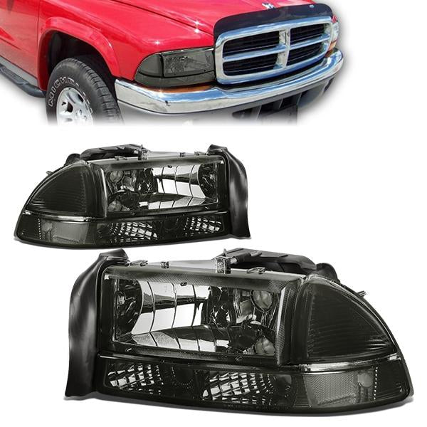 Factory Style Headlights <br>98-04 Dodge Durango, 97-04 Dakota