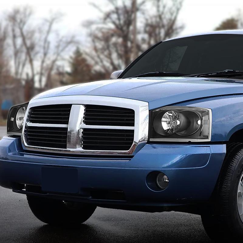 Factory Style Headlights <br>05-07 Dodge Dakota