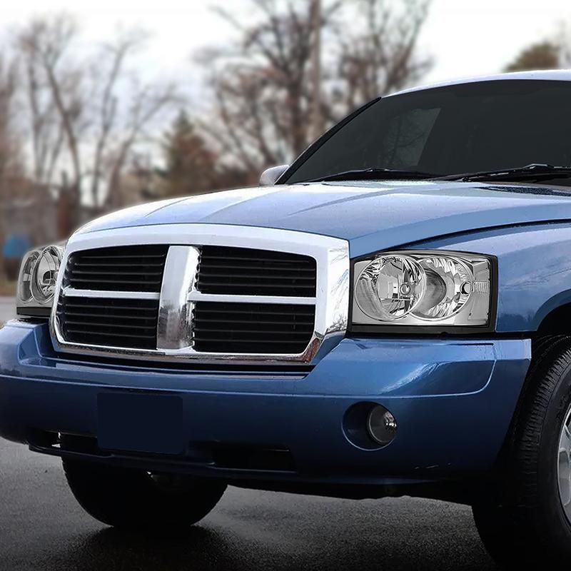 Factory Style Headlights <br>05-07 Dodge Dakota