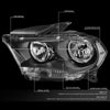 Factory Style Headlights <br>11-13 Dodge Durango