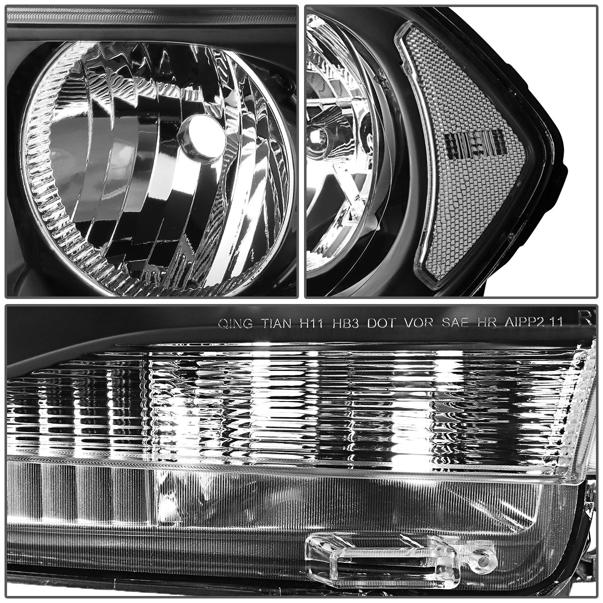 Factory Style Headlights <br>11-13 Dodge Durango