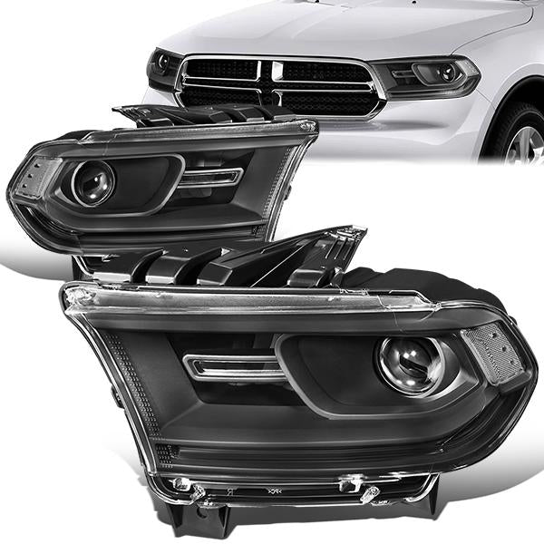 Factory Style Projector Headlights <br>14-19 Dodge Durango