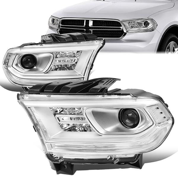 Factory Style Projector Headlights <br>14-19 Dodge Durango