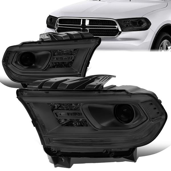 Factory Style Projector Headlights <br>14-19 Dodge Durango