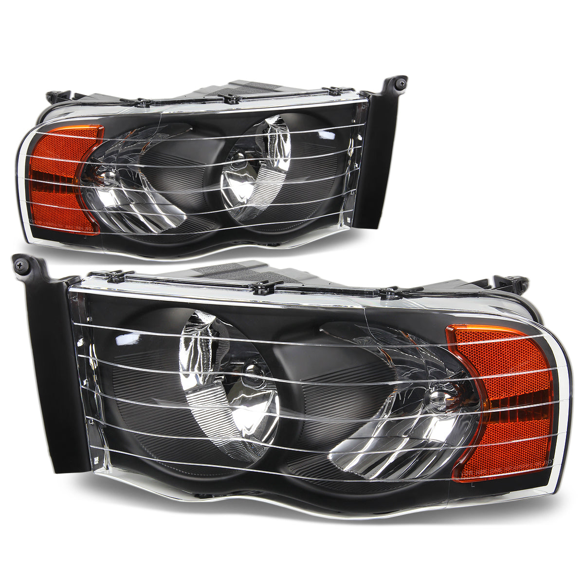 Factory Style Headlights <br>02-05 Dodge Ram 1500, 03-05 2500 3500