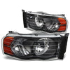 Factory Style Headlights <br>02-05 Dodge Ram 1500, 03-05 2500 3500