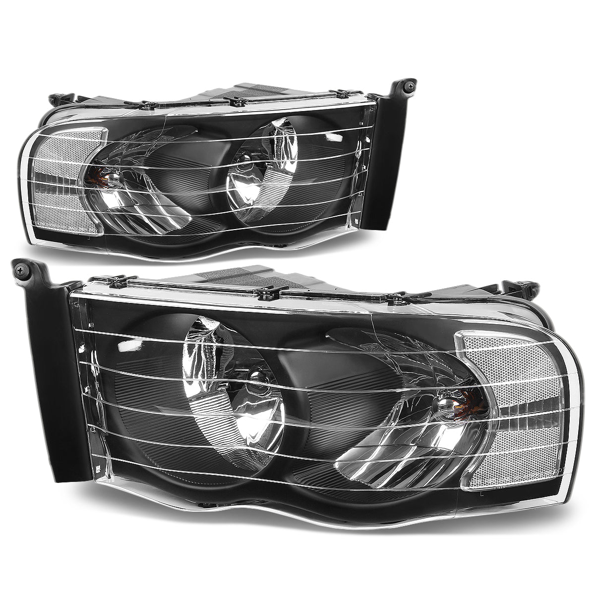 Factory Style Headlights <br>02-05 Dodge Ram 1500, 03-05 2500 3500