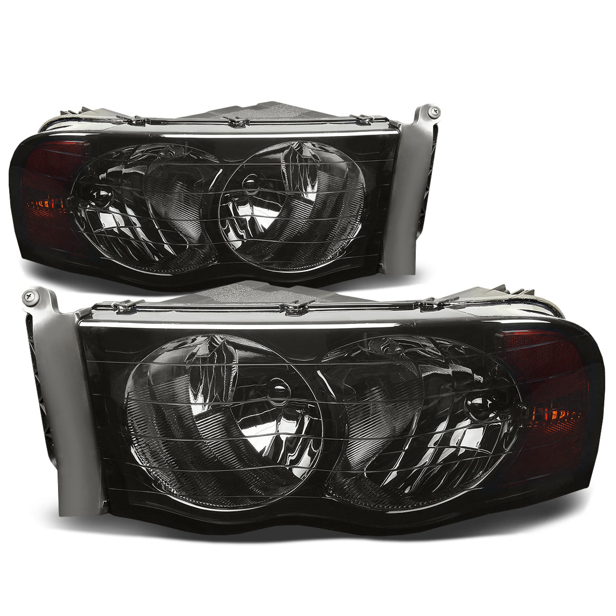 Factory Style Headlights <br>02-05 Dodge Ram 1500, 03-05 2500 3500