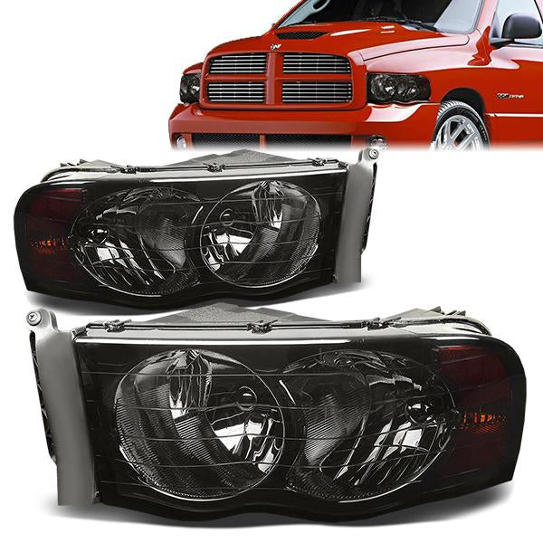 Factory Style Headlights <br>02-05 Dodge Ram 1500, 03-05 2500 3500