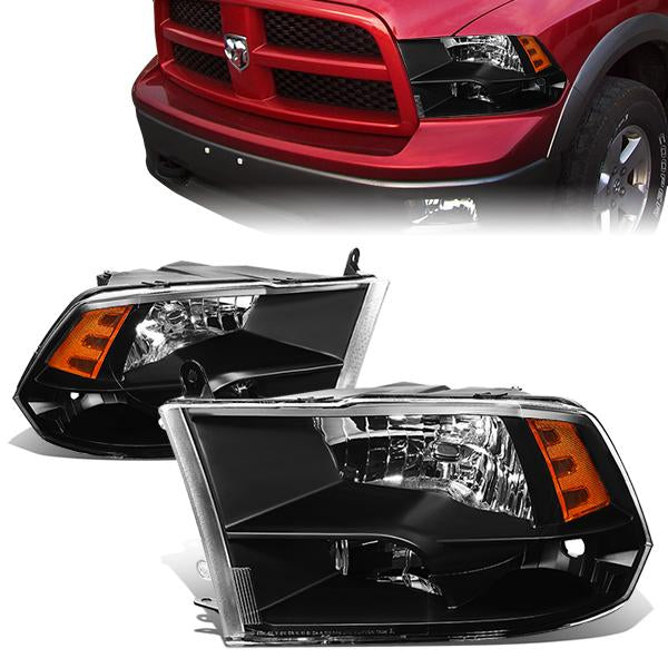 Factory Style Headlights <br>2009 Dodge Ram 1500, 10-18 Ram 1500-5500