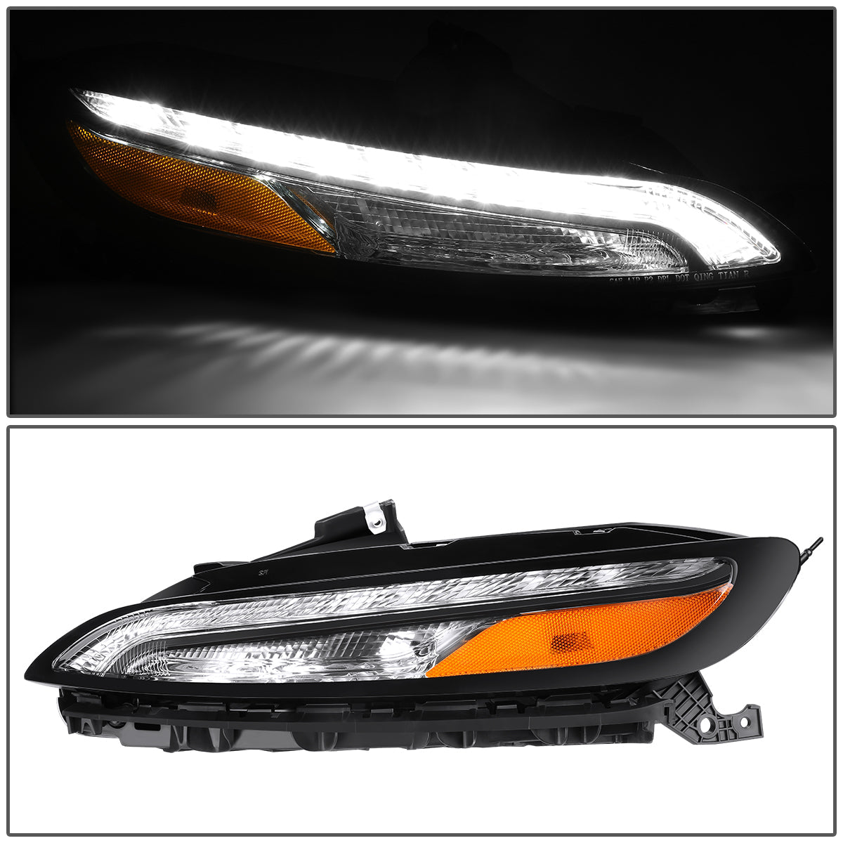 LED DRL Headlights <br>14-18 Jeep Cherokee