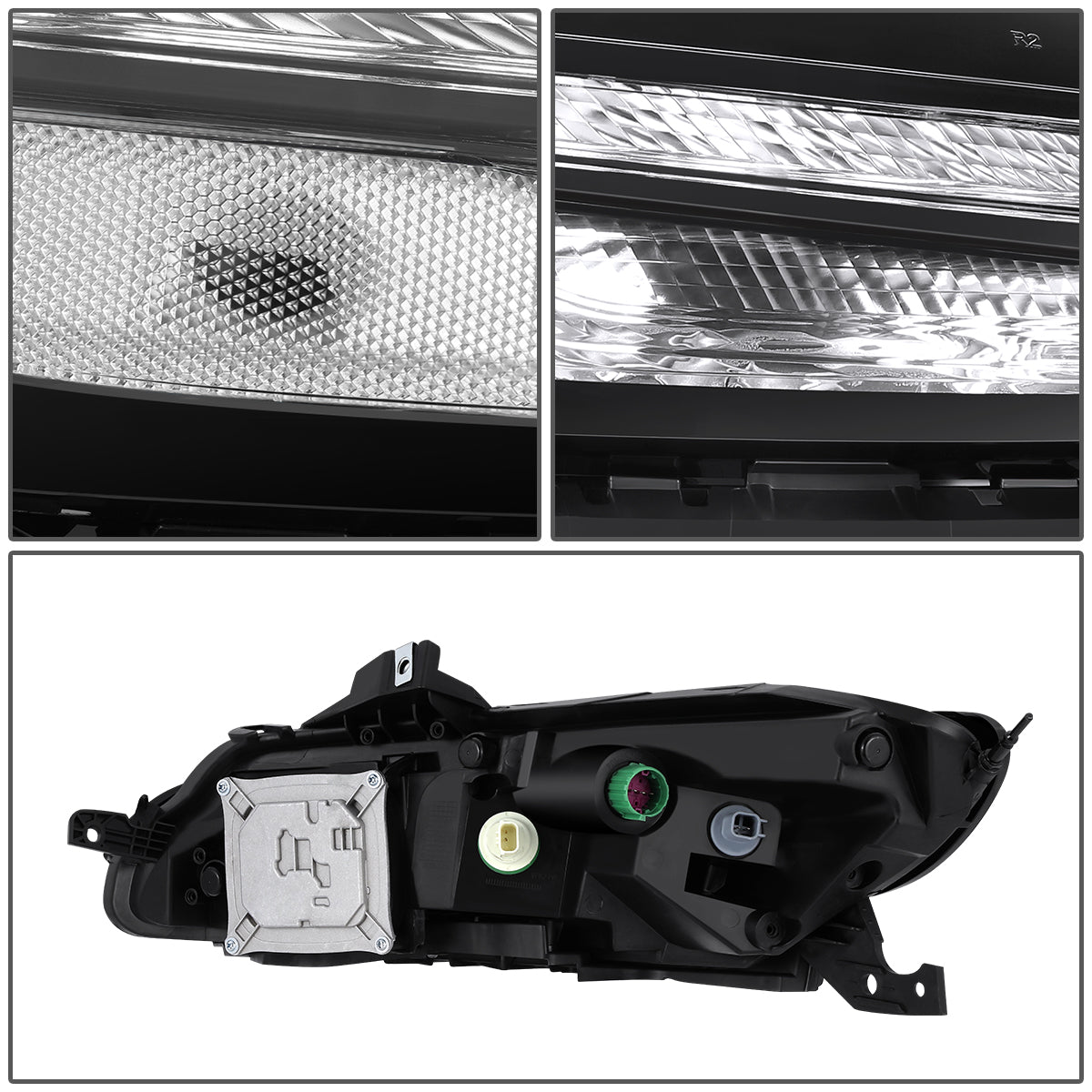 LED DRL Headlights <br>14-18 Jeep Cherokee