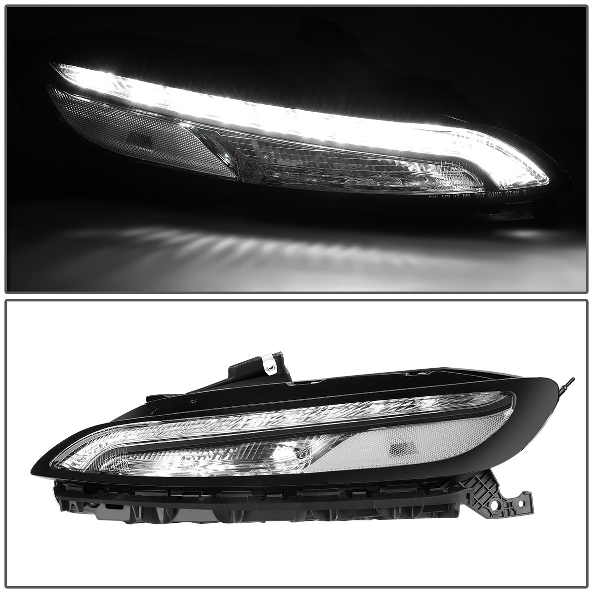 LED DRL Headlights <br>14-18 Jeep Cherokee