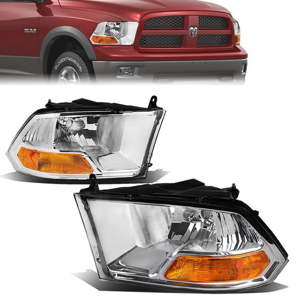 Factory Style Headlights <br>2009 Dodge Ram 1500, 10-17 Ram 1500-5500