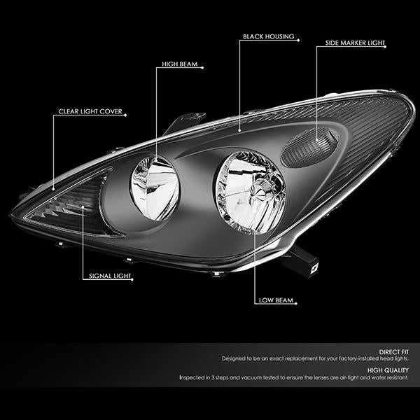 Factory Style Headlights <br>02-03 LEXUS ES300, 2004 ES330