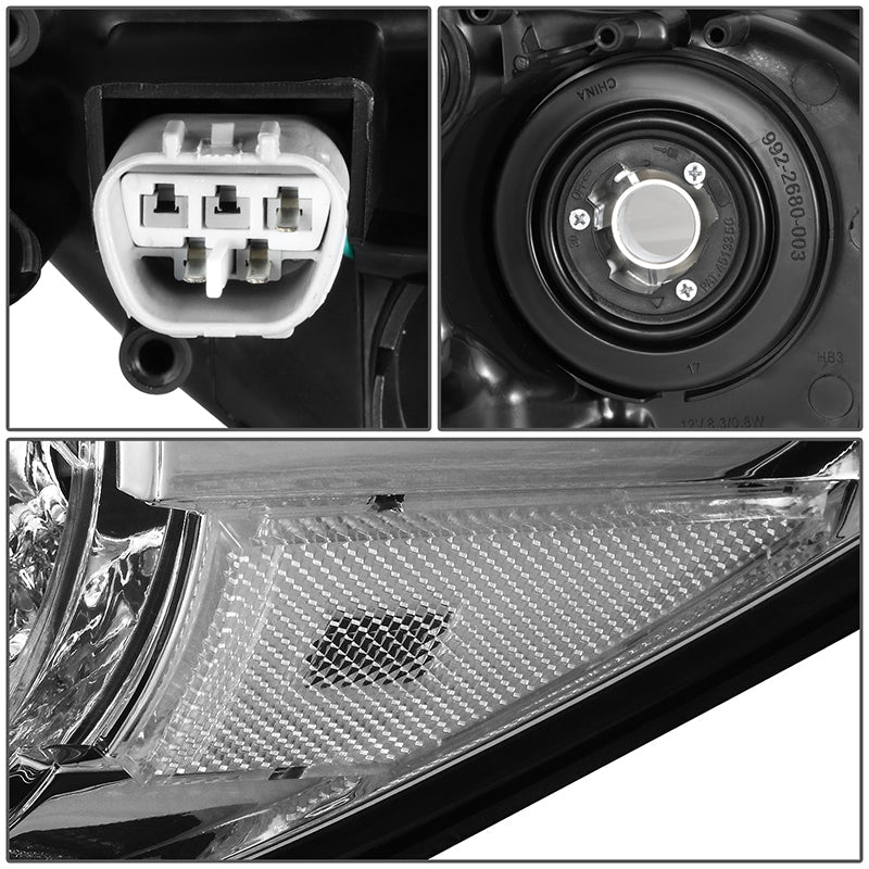 LED DRL Projector Headlights <br>13-15 Lexus ES300h, ES350