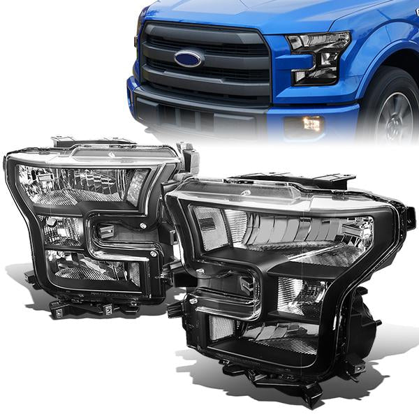 Factory Style Headlights <br>15-17 Ford F-150