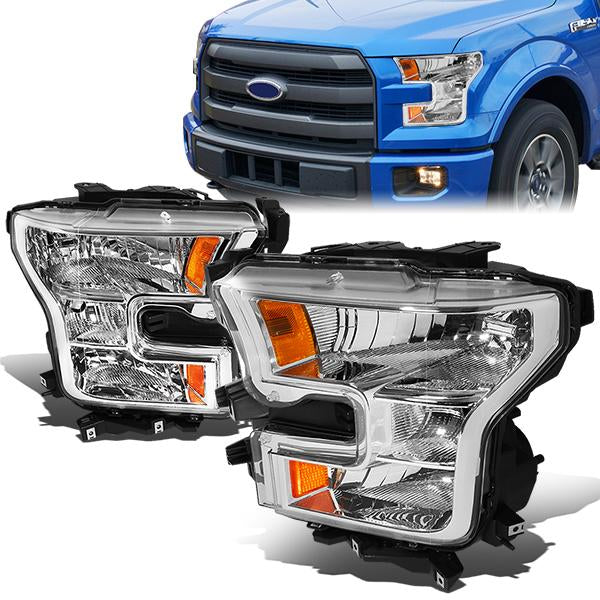 Factory Style Headlights <br>15-17 Ford F-150