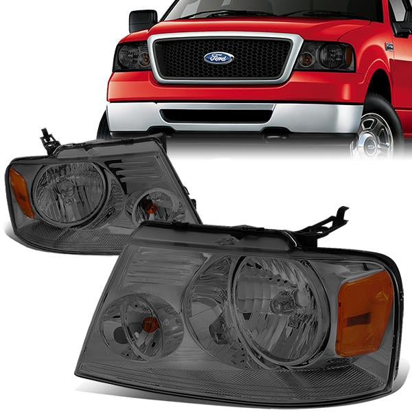 Factory Style Headlights <br>04-08 Ford F-150, 06-08 Lincoln Mark LT