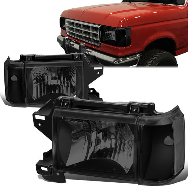 Factory Style Headlights <br>87-91 Ford F-150 F-250 F-350 Bronco