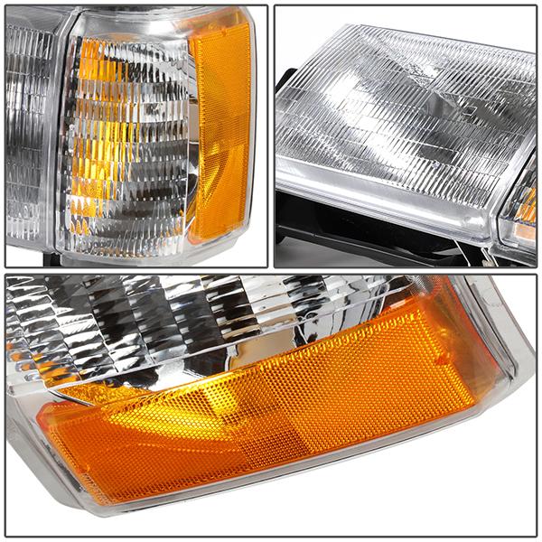 Factory Style Headlights <br>87-91 Ford F-150 F-250 F-350 Bronco