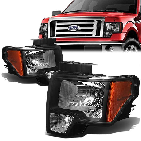 Factory Style Headlights <br>09-14 Ford F150