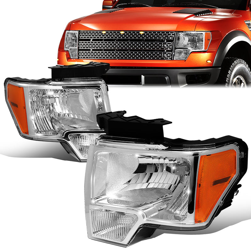 Factory Style Headlights <br>09-14 Ford F150