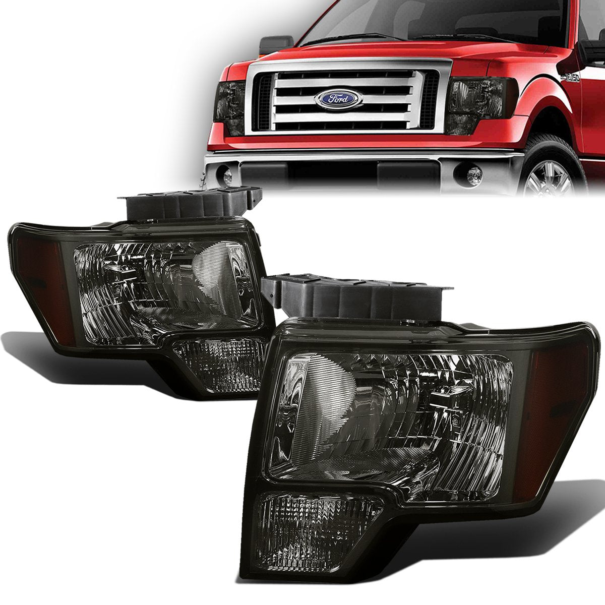 Factory Style Headlights <br>09-14 Ford F150